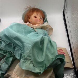 Madame Alexander Doll in Aqua Dress